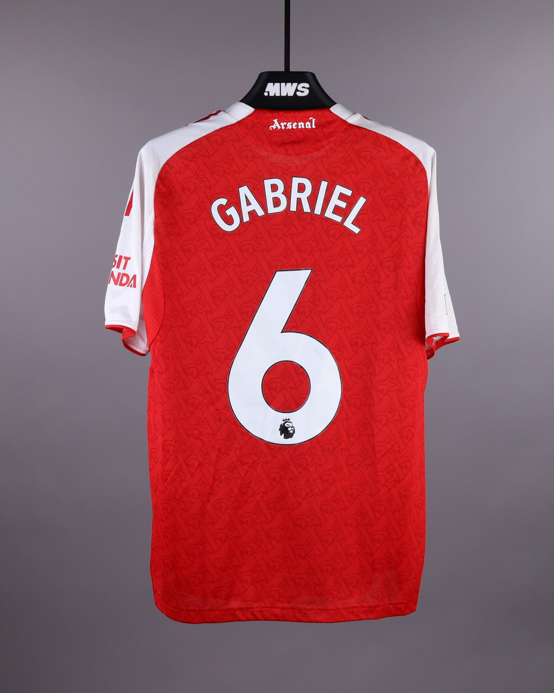 Gabriel Magalhães | Arsenal - Aston Villa | MatchWornShirt