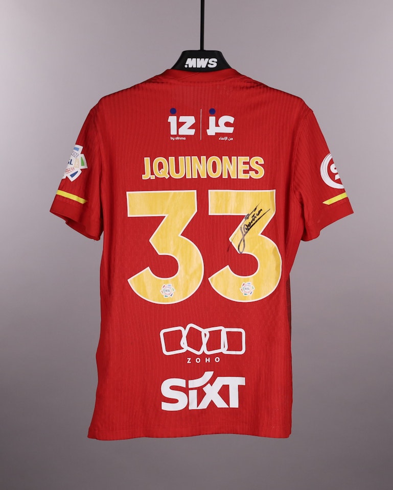 Al Qadsiah 팀의 Julián Andrés Quiñones Quiñones 셔츠