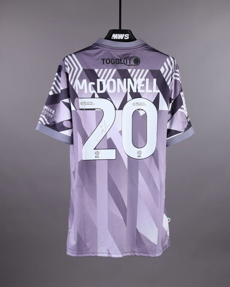 Joe McDonnell AFC Wimbledon jersey