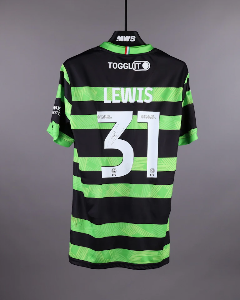Joe Lewis AFC Wimbledon jersey