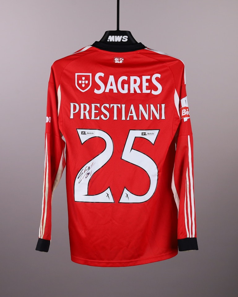 Gianluca Prestianni SL Benfica jersey