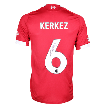 Milos Kerkez Liverpool jersey