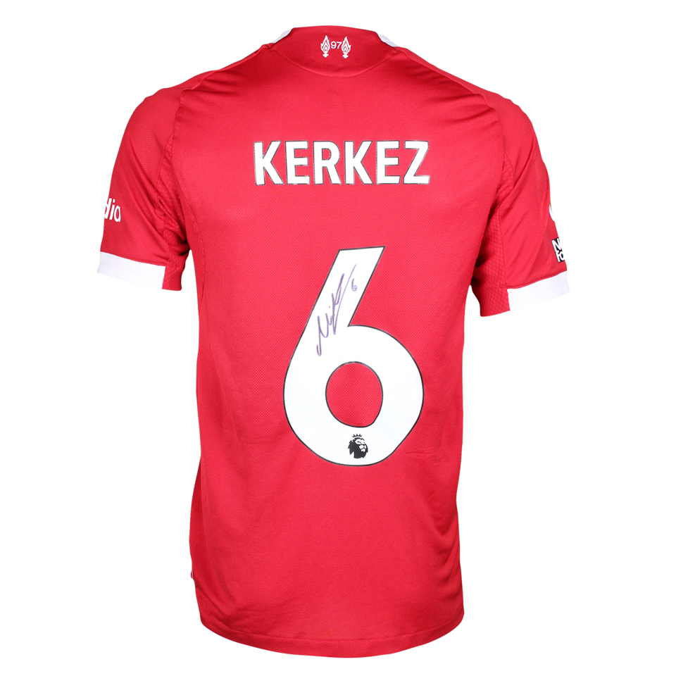 Milos Kerkez Liverpool jersey
