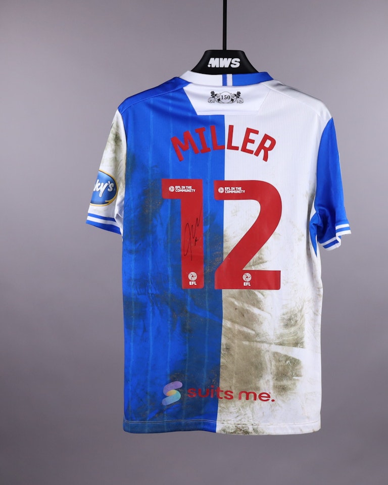 Lewis Miller Blackburn Rovers jersey