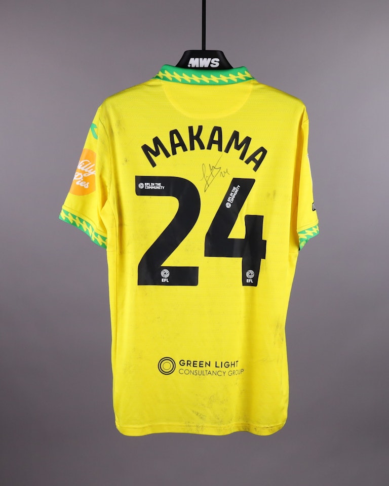 Jovon Makama Norwich City jersey
