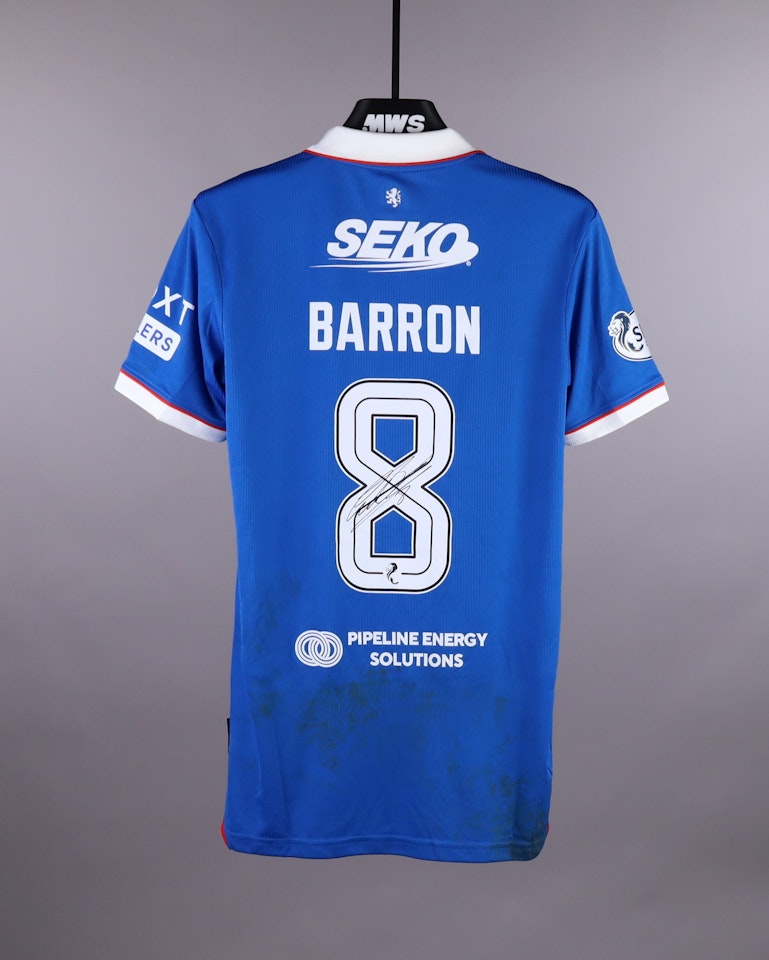 Connor Barron Rangers jersey