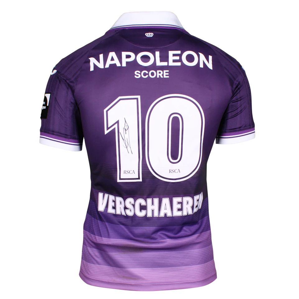 Yari Verschaeren RSC Anderlecht shirt