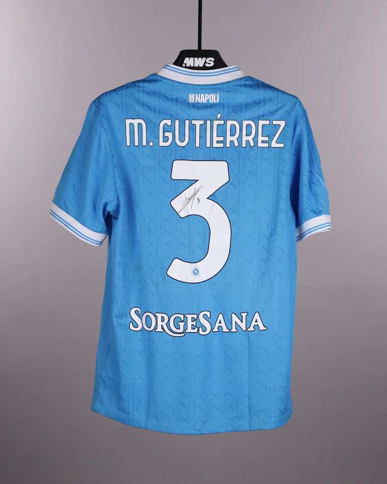 Miguel Gutiérrez Ortega SSC Napoli jersey