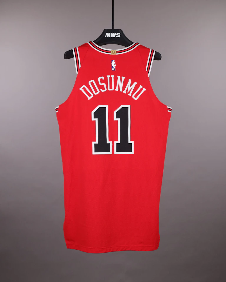 Ayo Dosunmu Detroit Pistons Chicago Bulls MatchWornShirt Ayo Dosunmu Detroit Pistons Chicago Bulls MatchWornShirt