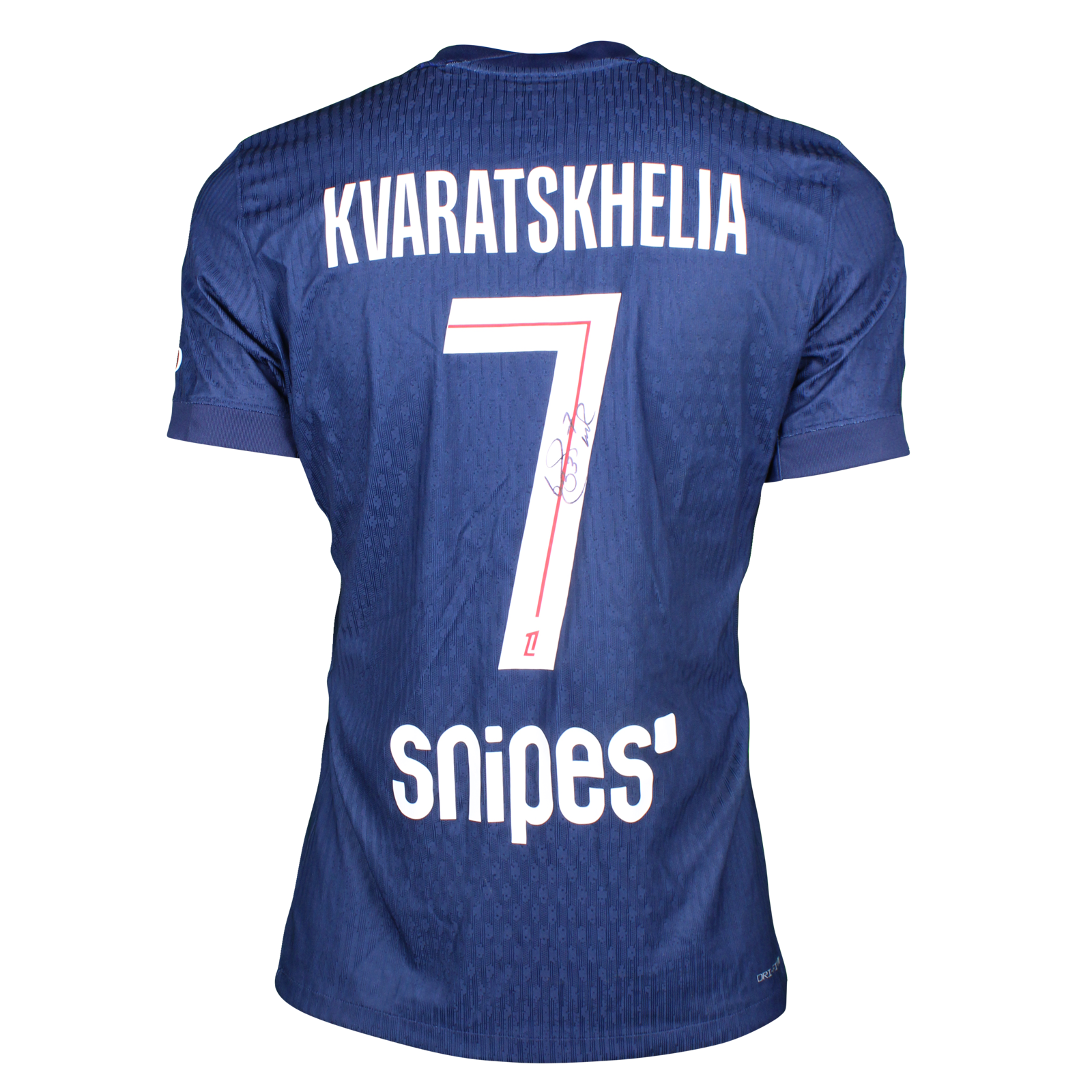 Khvicha Kvaratskhelia Paris Saint-Germain shirt