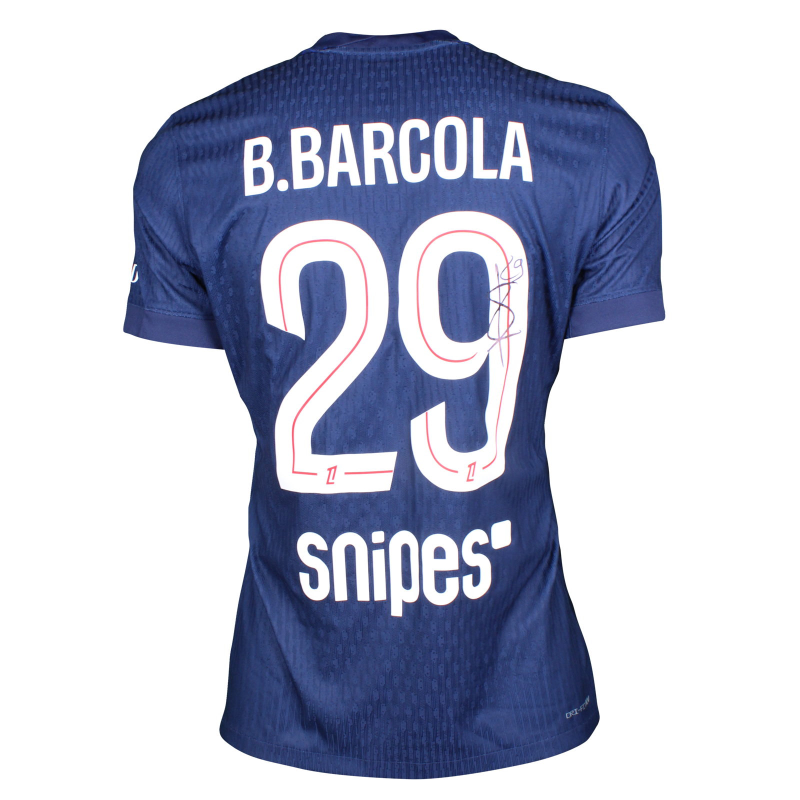 Bradley Barcola Paris Saint-Germain shirt