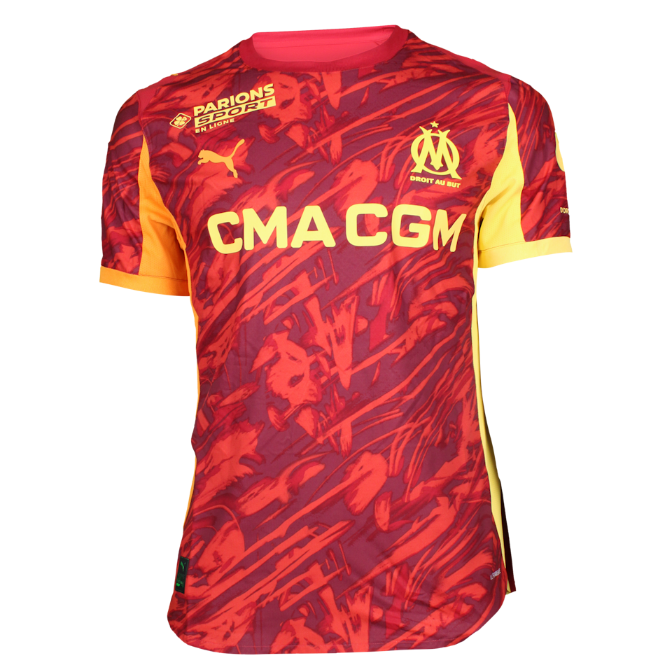 Jeffrey de Lange Olympique de Marseille jersey