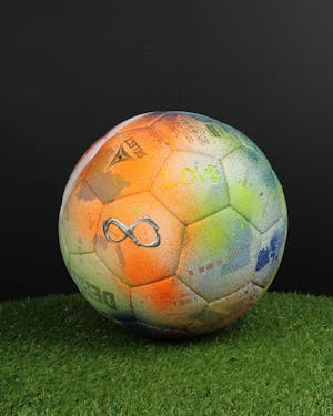 Custom made football by players