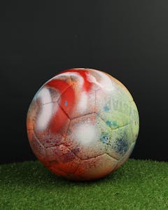 Custom made football by players