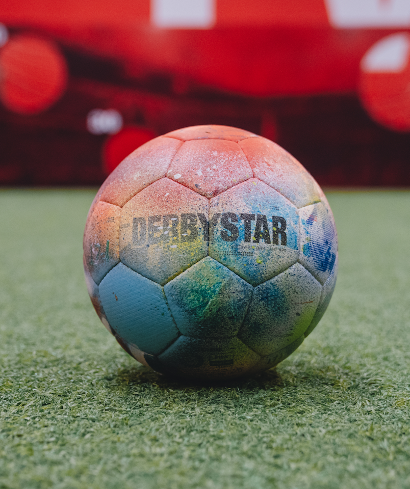 Custom made football by players