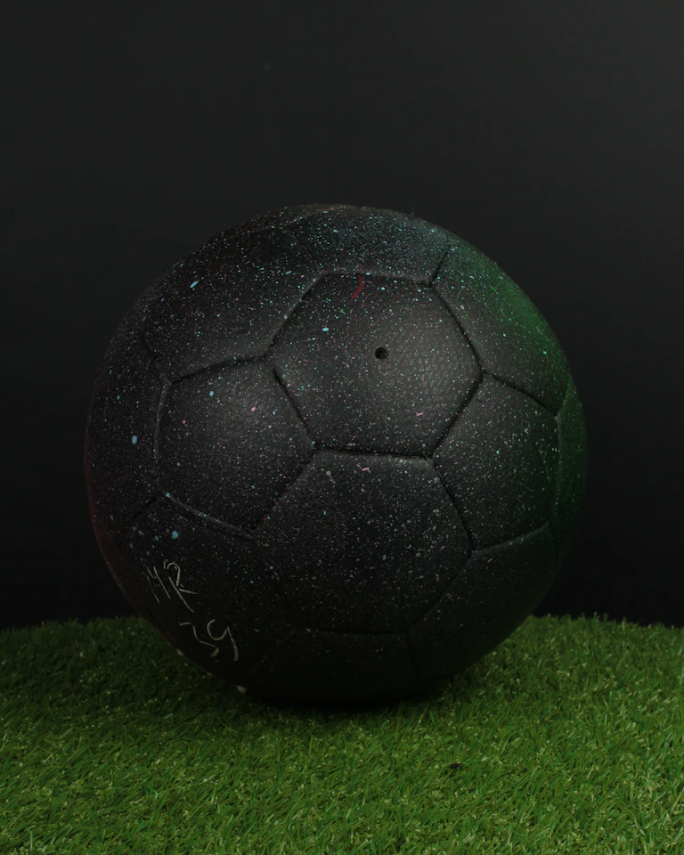 Custom made football by players