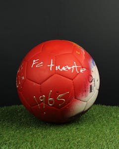 Custom made football by players