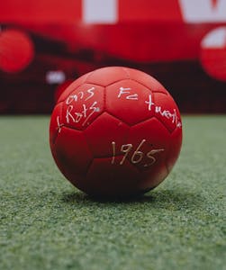 Custom made football by players