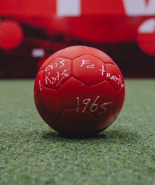 Custom made football by players