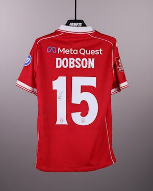 Camisola de George Dobson, Wrexham A.F.C.