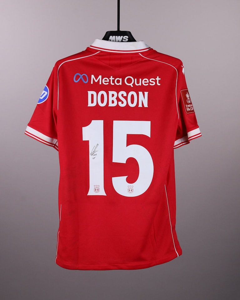 George Dobson Wrexham A.F.C. jersey
