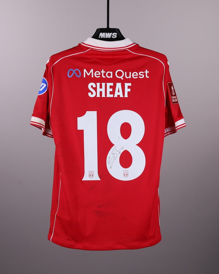Ben Sheaf Wrexham A.F.C. jersey