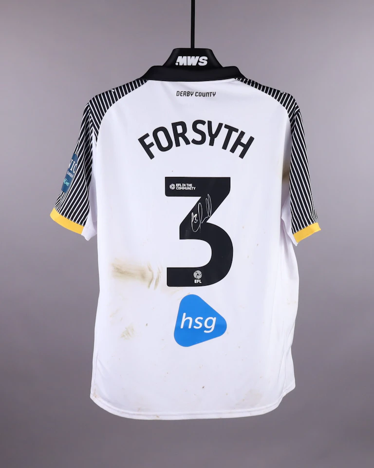Craig Forsyth Derby County shirt