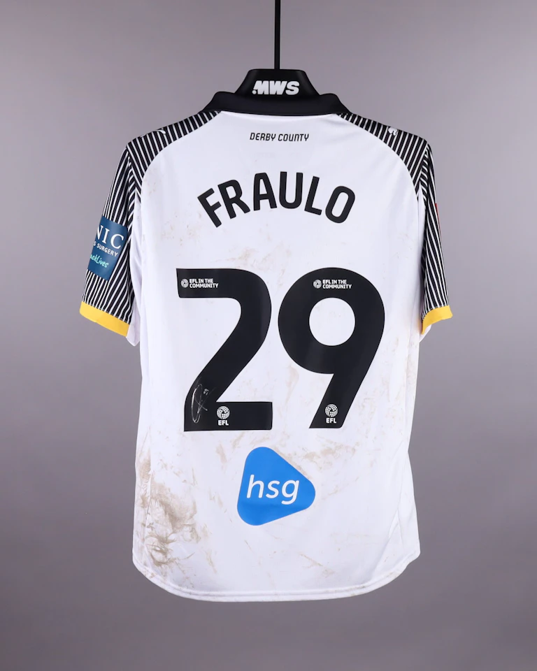 Oscar Fraulo Derby County shirt