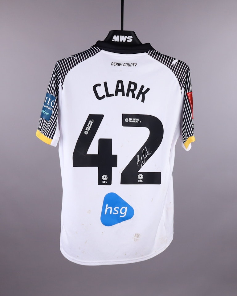 Bobby Clark Derby County shirt