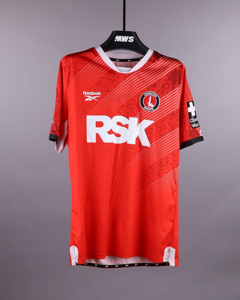 Greg Docherty Charlton Athletic shirt