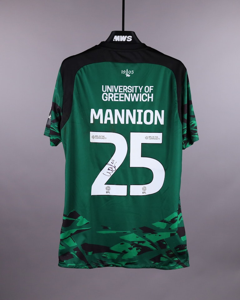 William Mannion Charlton Athletic shirt