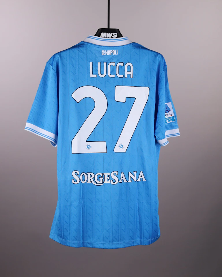 SSC Napoli-Trikot von Lorenzo Lucca