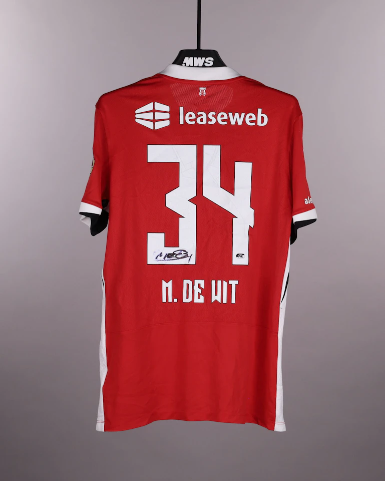 Mees De Wit AZ Alkmaar jersey