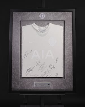 Limited Edition Framed Squad Signed Shirt - 3 Tottenham Hotspur shirt