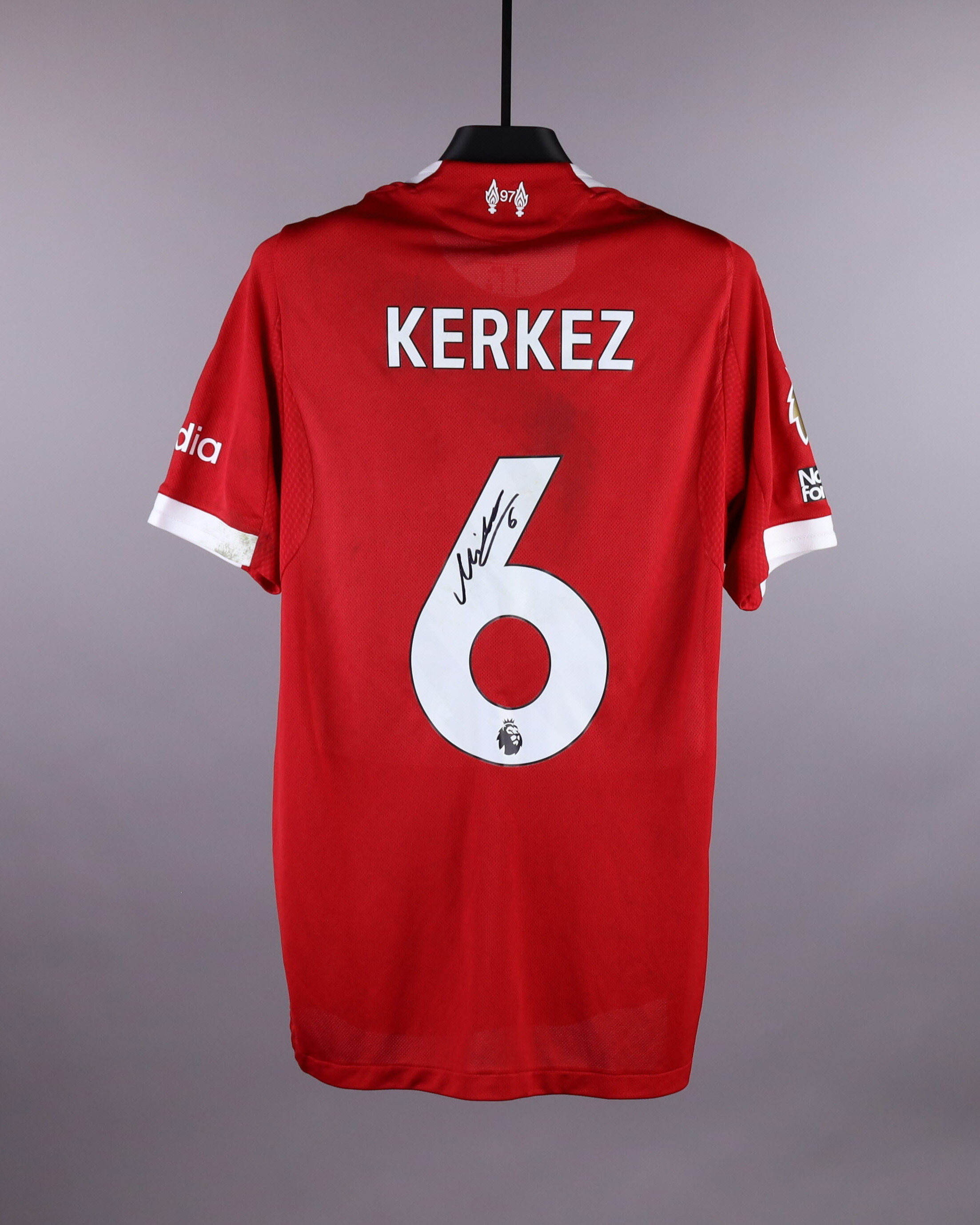 Official Liverpool Football Match-Worn Shirts Auctions