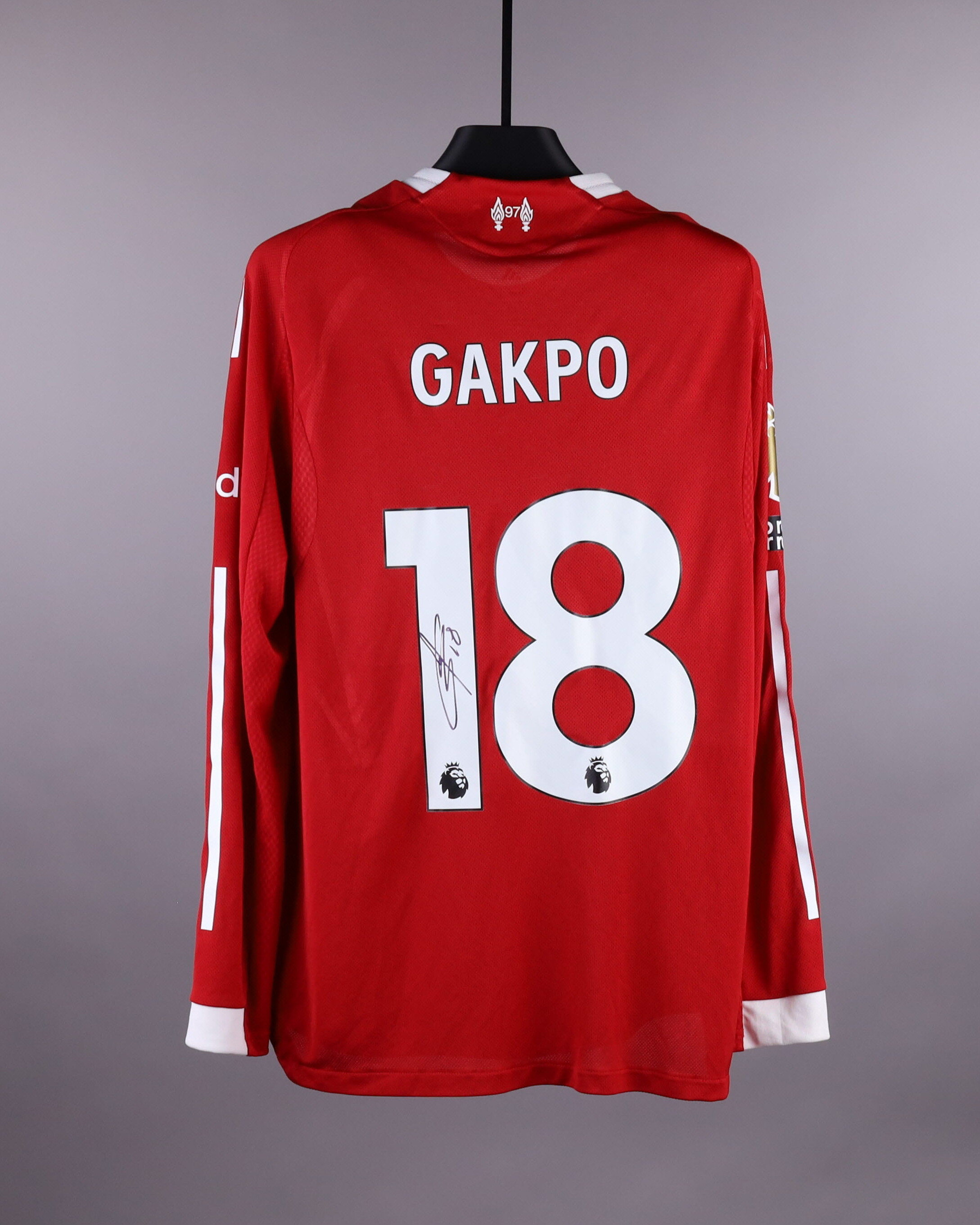 Official Liverpool Football Match-Worn Shirts Auctions