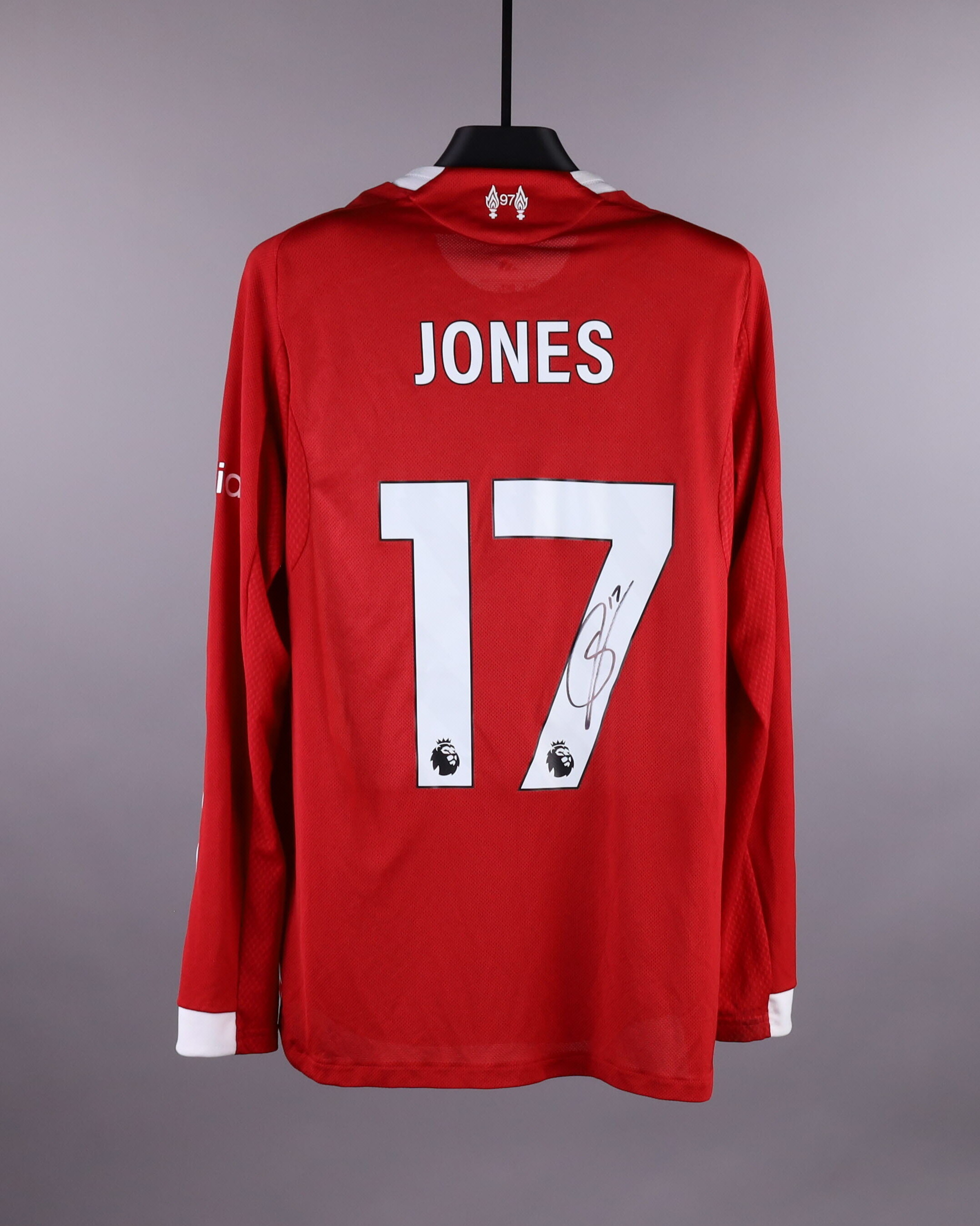 Official Liverpool Football Match-Worn Shirts Auctions