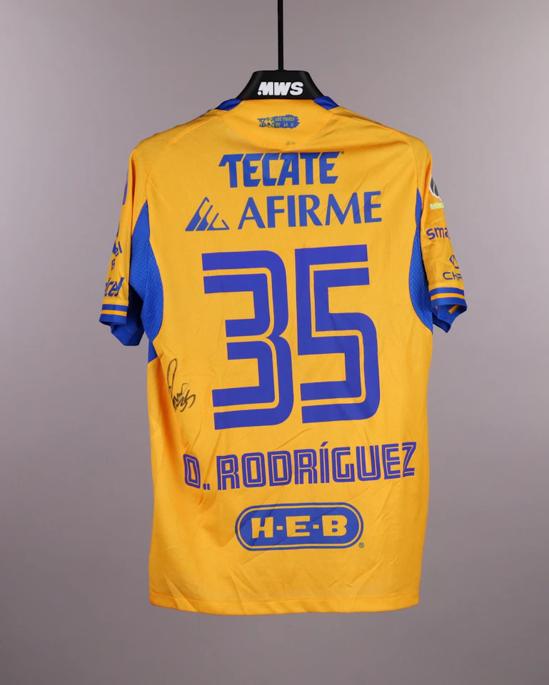 来自Tigres UANL的Osvaldo Rodríguez del Portal球衣