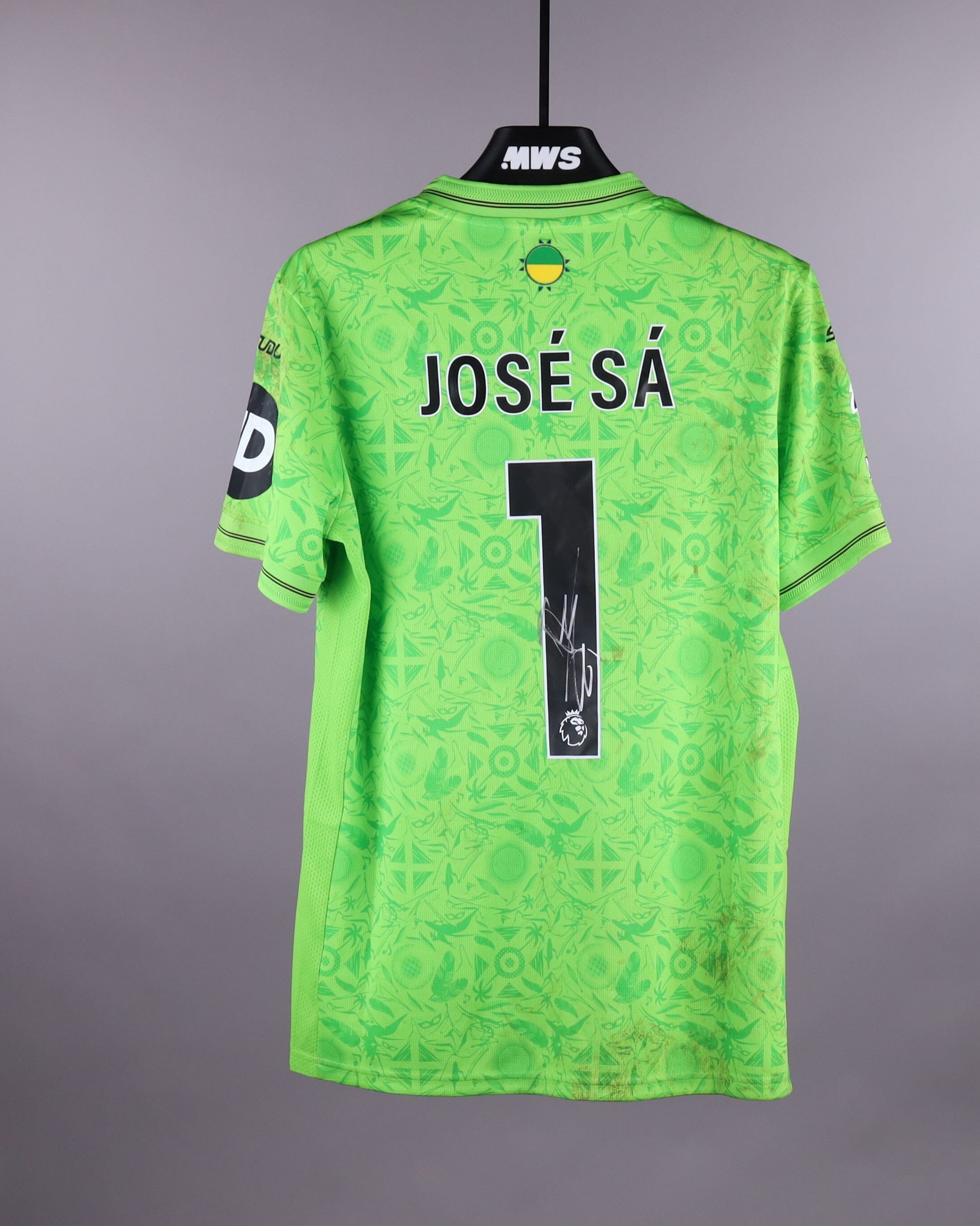 José Sá | Wolverhampton Wanderers - Newcastle United | MatchWornShirt