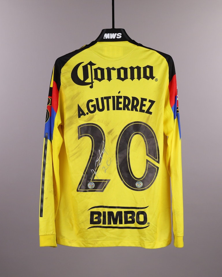 Alexis Gutiérrez Club América jersey