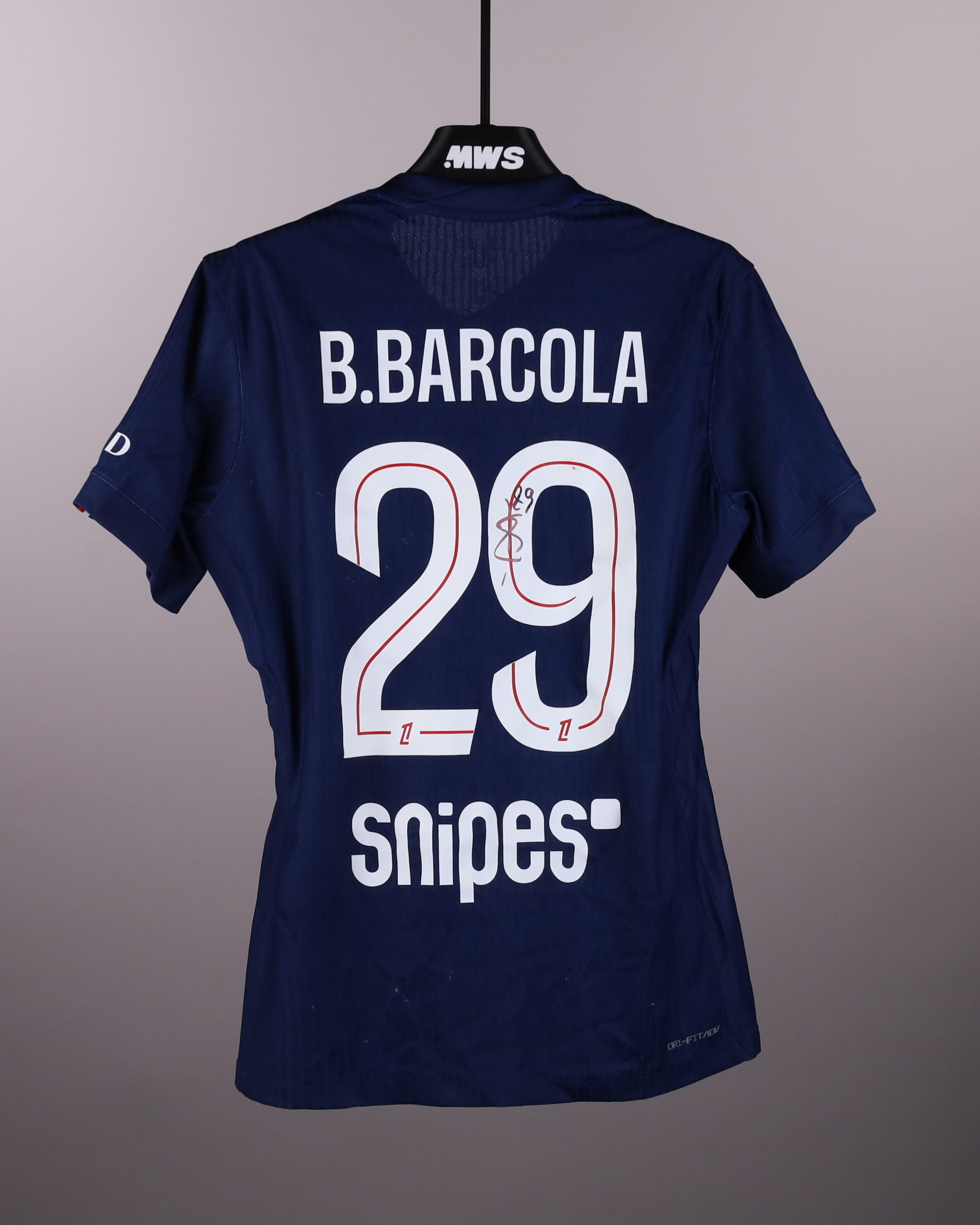 Bradley Barcola Paris Saint-Germain shirt