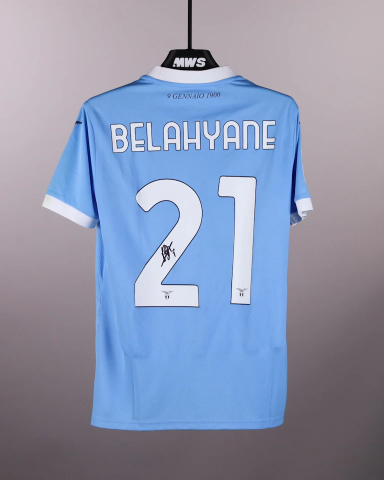 Reda Belahyane SS Lazio shirt