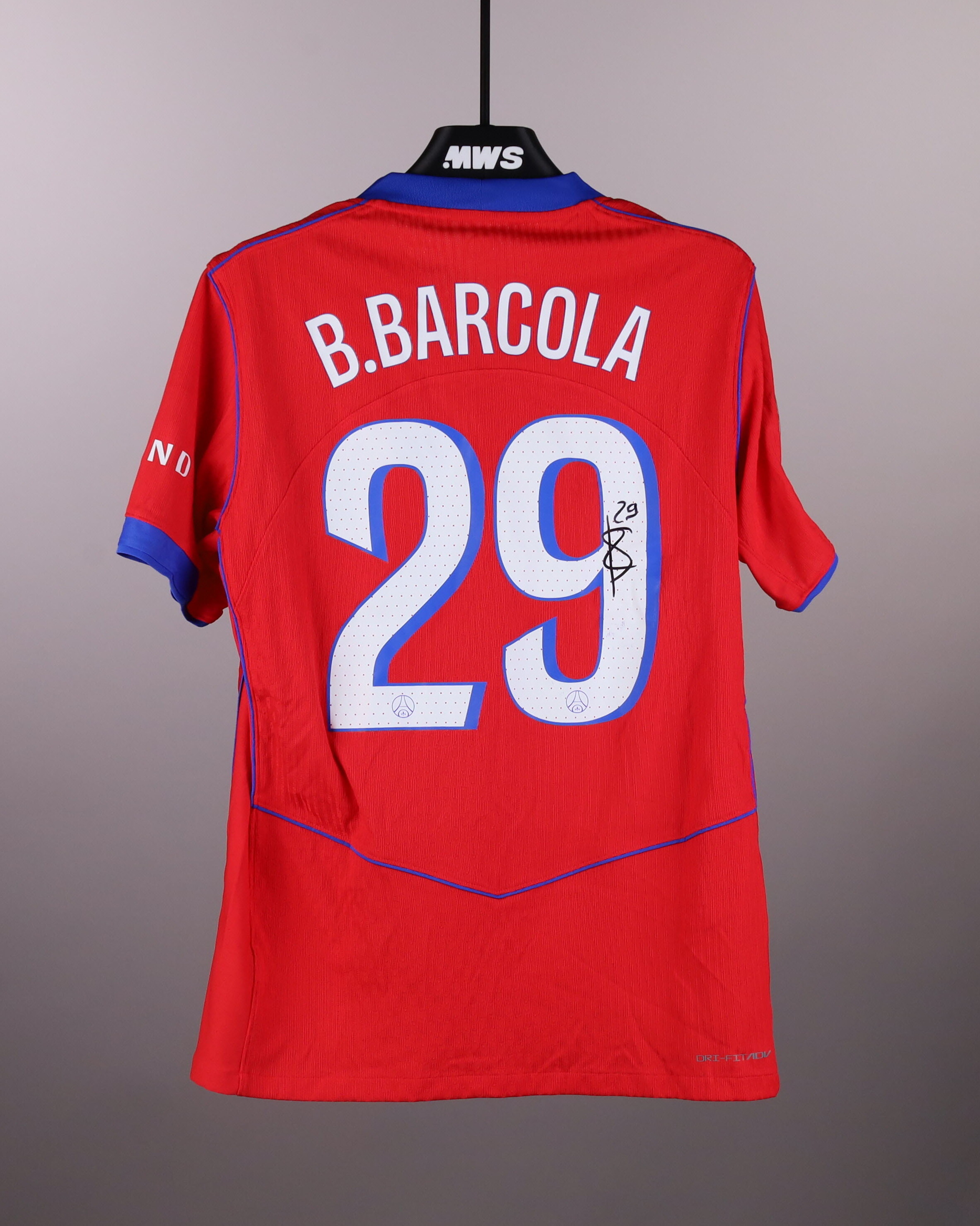 Bradley Barcola Paris Saint-Germain shirt
