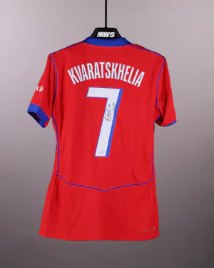 Khvicha Kvaratskhelia Paris Saint-Germain shirt