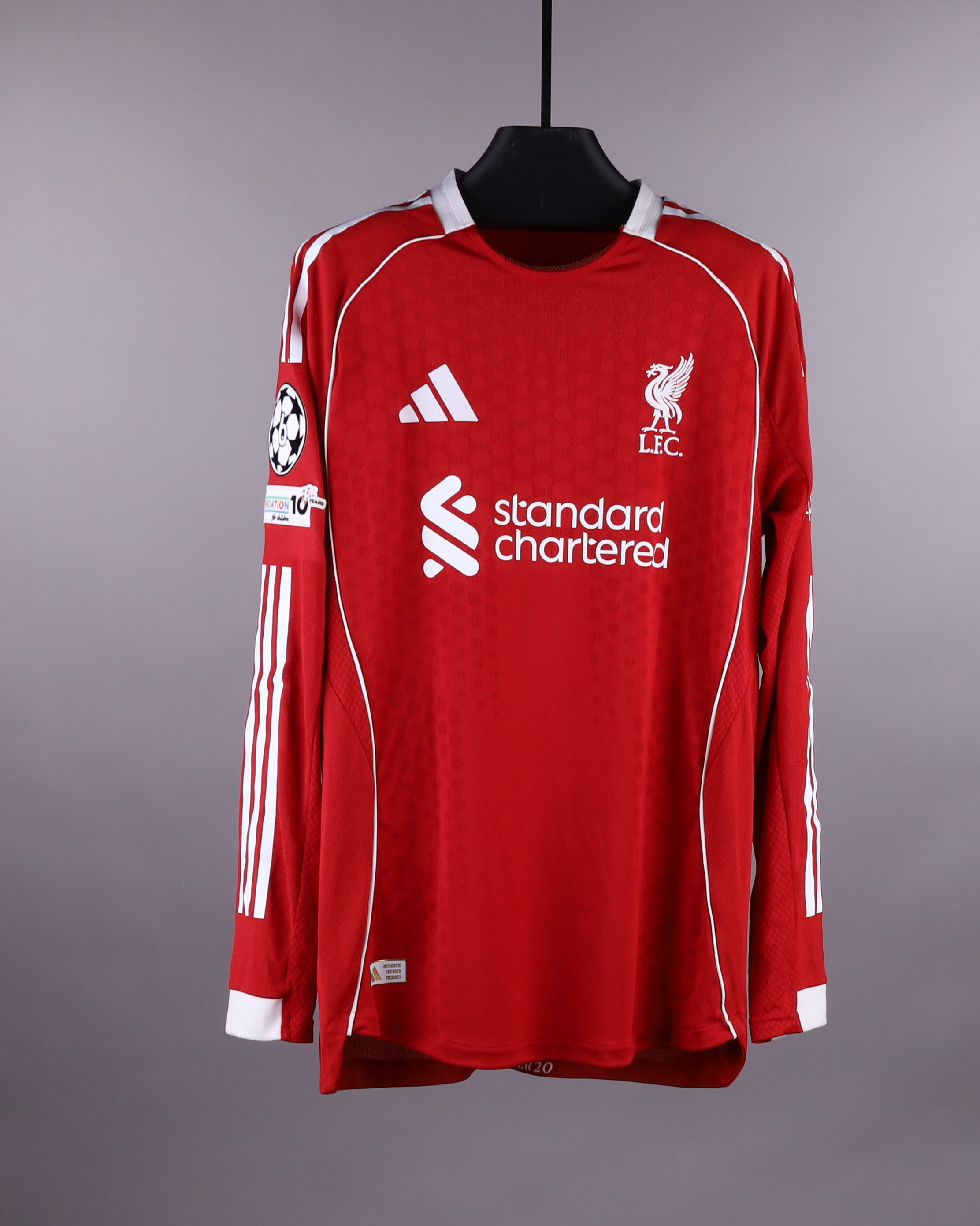 23-24シーズンリヴァプール ユニフォーム ソボスライ Szoboszlai 2023/24 Liverpool Authentic Home Jersey #8 Szoboszlai Small Player