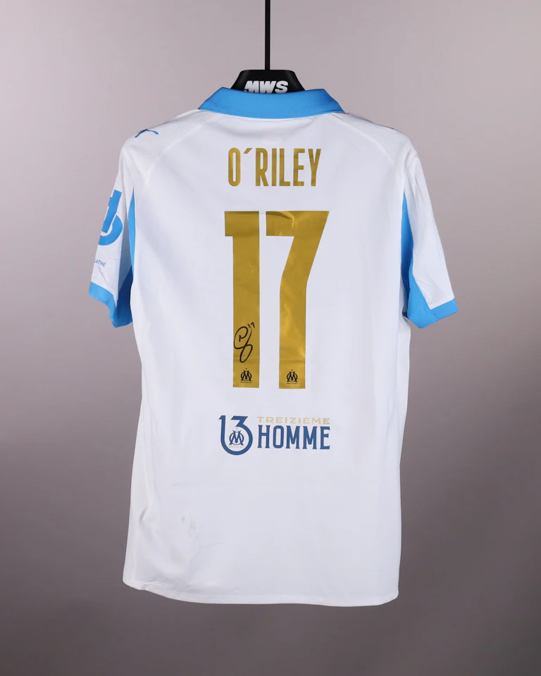 Matthew O'Riley | Olympique de Marseille - Liverpool | MatchWornShirt