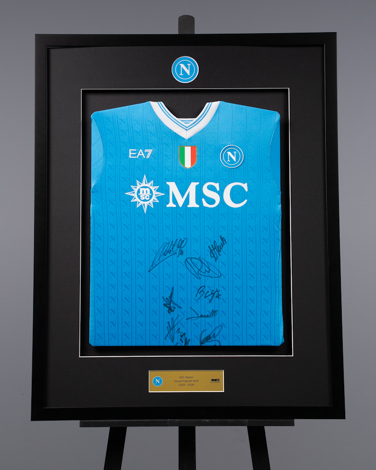 Classic Edition Framed Squad Signed Shirt