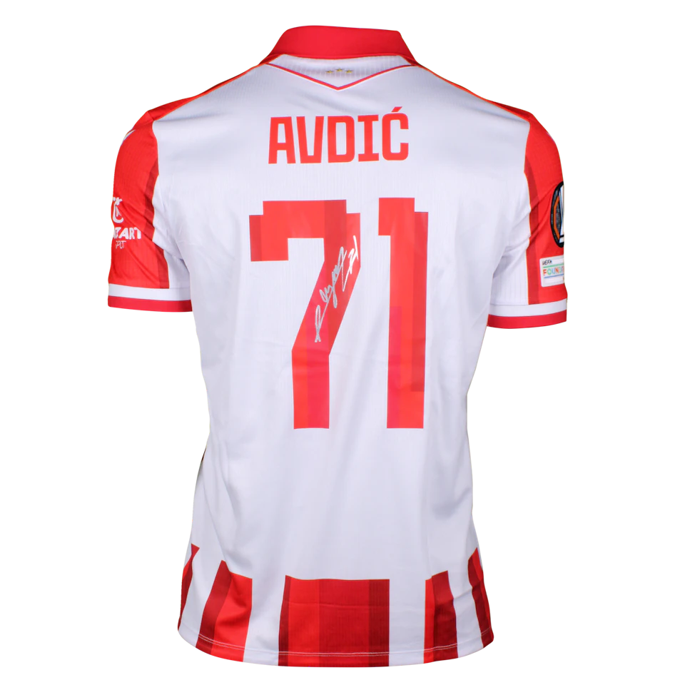 Adem Avdić FK Crvena zvezda shirt