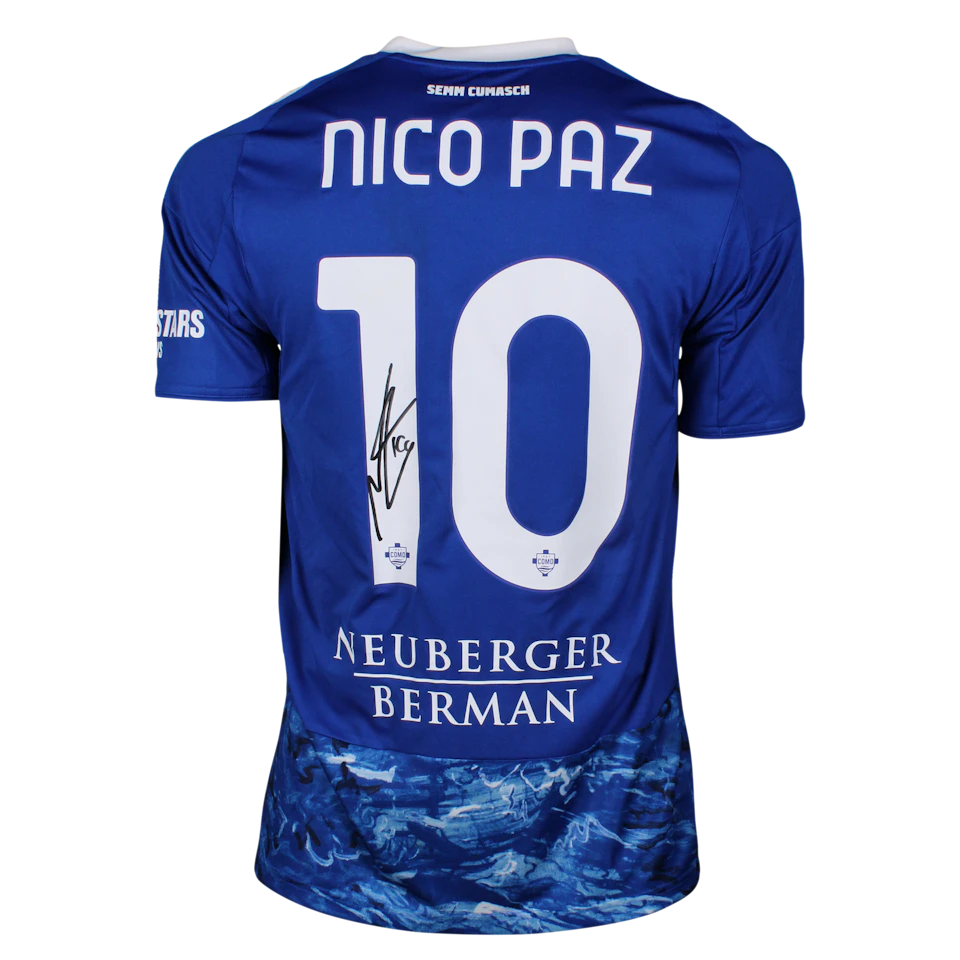 Nico Paz Como 1907 Torino FC MatchWornShirt nico-paz-como-1907-torino-fc-matchwornshirt