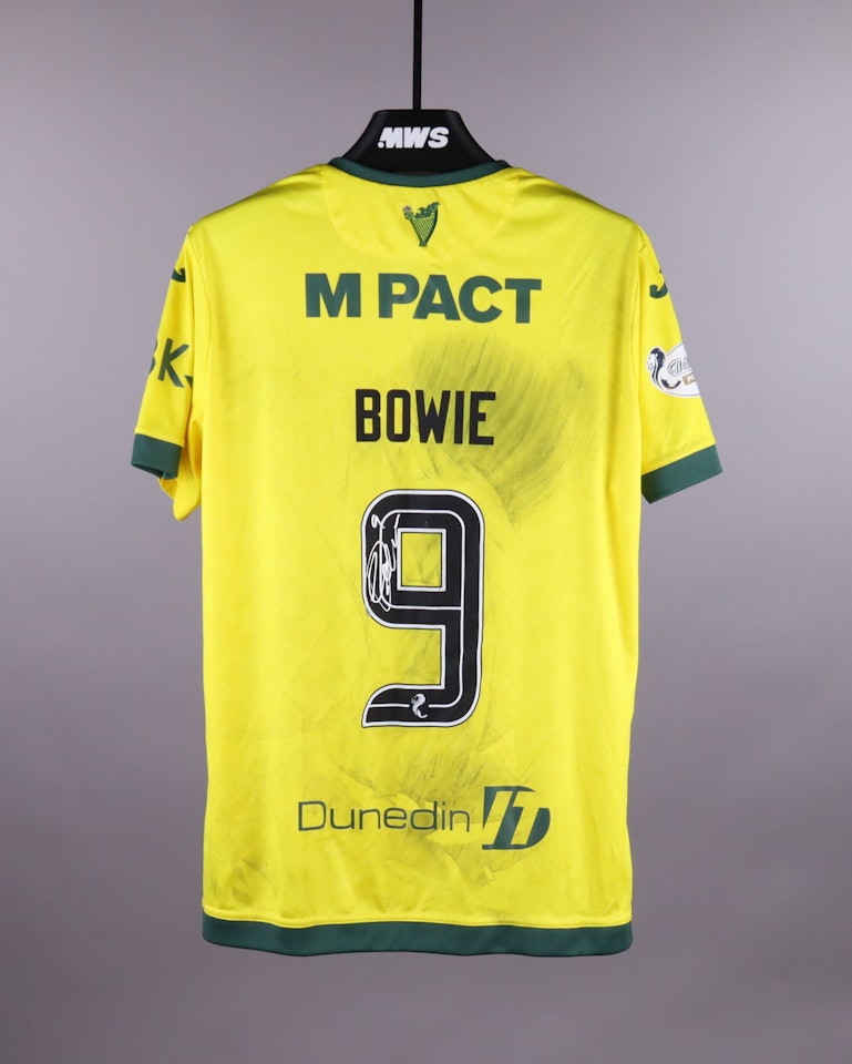 Kieran Bowie Hibernian jersey